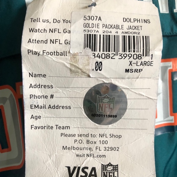 Men’s “never used” Dolphin hooded jacket - Picture 2 of 2